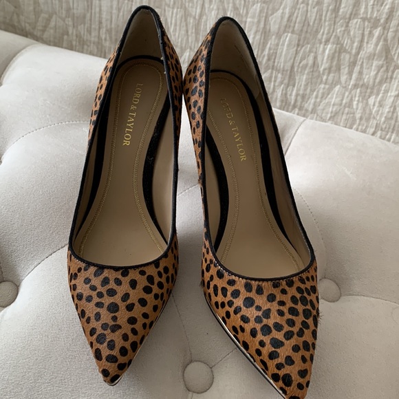 Lord & Taylor calf hair leather shoes - Picture 3 of 7